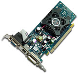Placa de Video ECS GeForce 7300LE 256Mb DDR2 PCI Express 16x Tv Out Box