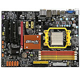 Mother ECS A780GM-A Black Series s.AM2+ con Video Ati Radeon HD3200, Sonido y Red