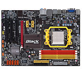 Mother ECS A785GM-A Black Series con Video Ati Radeon HD4200, Sonido y Red