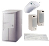 KIT Gabinete ATX para Pentium 4 con Teclado Mouse y Parlantes 