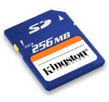Tarjeta de Memoria Kingston SD 256 Mb
