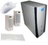 Gabinete Biswal MID-Tower 300W P4/XP KIT Teclado, Mouse, Parlantes