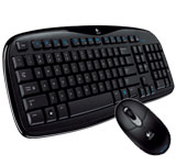 Combo Teclado y Mouse Inalambricos Logitech Cordless Desktop EX100