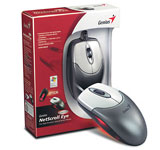 Mouse Genius Netscroll+ Eye Optico Metallic PS/2