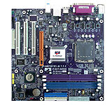 Mother ECS P4M800PRO-M con Video, Sonido y Red