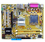 Mother ASUS P5L-MX con Video, Sonido y Red 1Gb