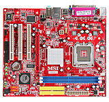 Mother MSI PM8PM-V s.775 con Video, Sonido y Red