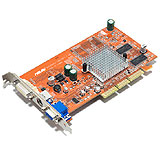 Placa de Video ASUS ATI Radeon 9200SE 128 Mb DDR AGP 8x Tv Out Box 