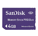 Tarjeta de Memoria Sandisk Memory Stick PRO DUO High Speed 4Gb