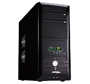Gabinete Sentey DS1-4246 con fuente 650W, 4 Coolers y panel LCD