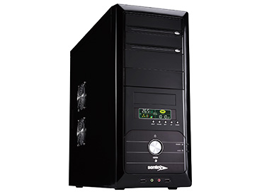 Gabinete Sentey DS1-4246 con fuente 600W, 4 Coolers y panel LCD