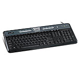 Teclado Genius SlimStar 310 USB y PS/2 en Español Resistente al agua